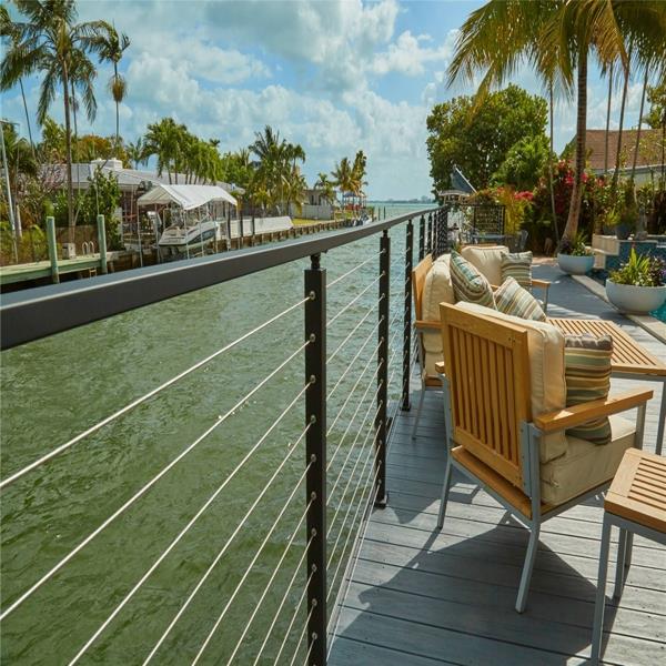 Stainless steel Balcony Railing for handrail black 