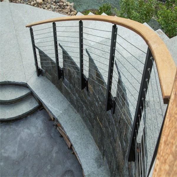 Black Stainless Steel Cable Railing