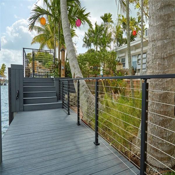 Black Stainless Steel Cable Railing
