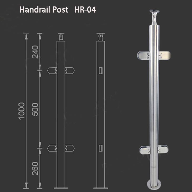 Tangga kaca Handrail