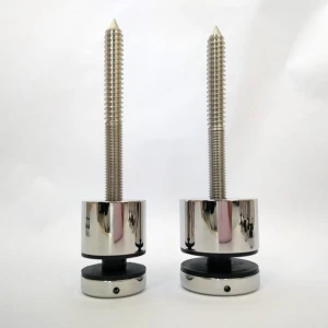 Stainless standoffs untuk kaca
