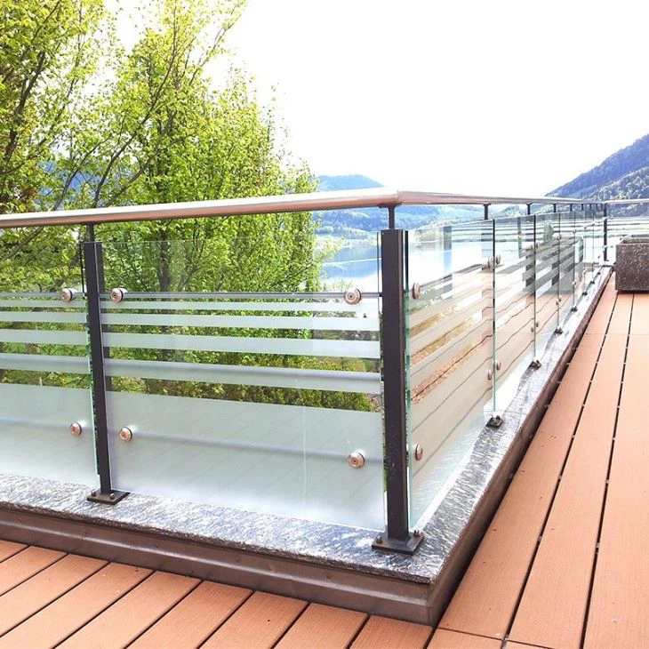 Steel Railing With Glass For Balcony