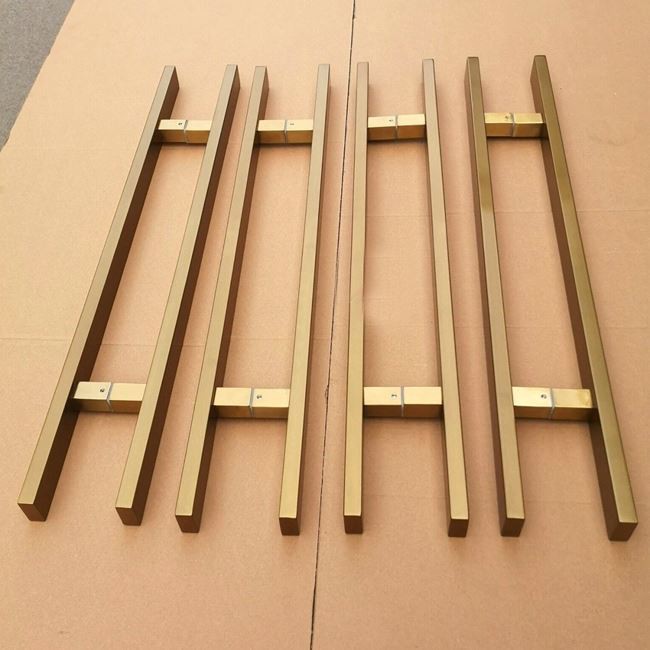 Glass Door Handle With Lock